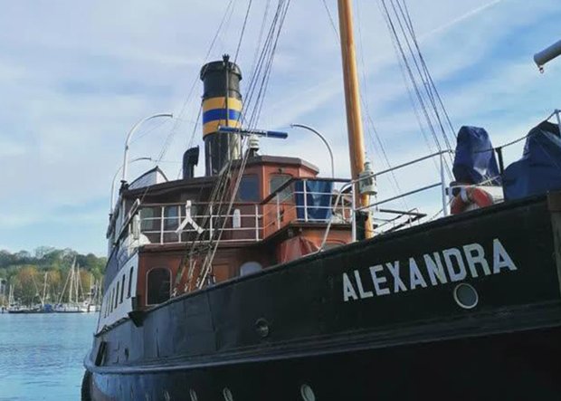 Ausflugsschiff Alexandra in Flensburg